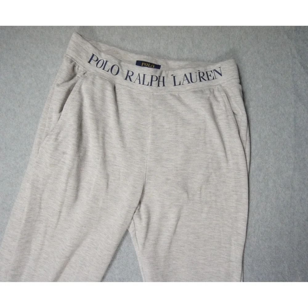 Polo Ralph Lauren Pants Mens Small Gray Sleepwear Bottom Jogger Lightweight